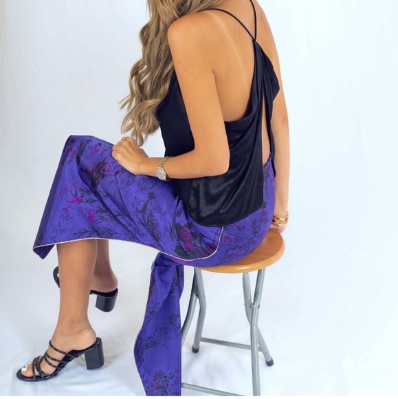 Zara printed skirt with pipping - Picture 2 of 9